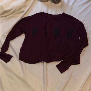 Victoria Secret Pink loose fitting crop top